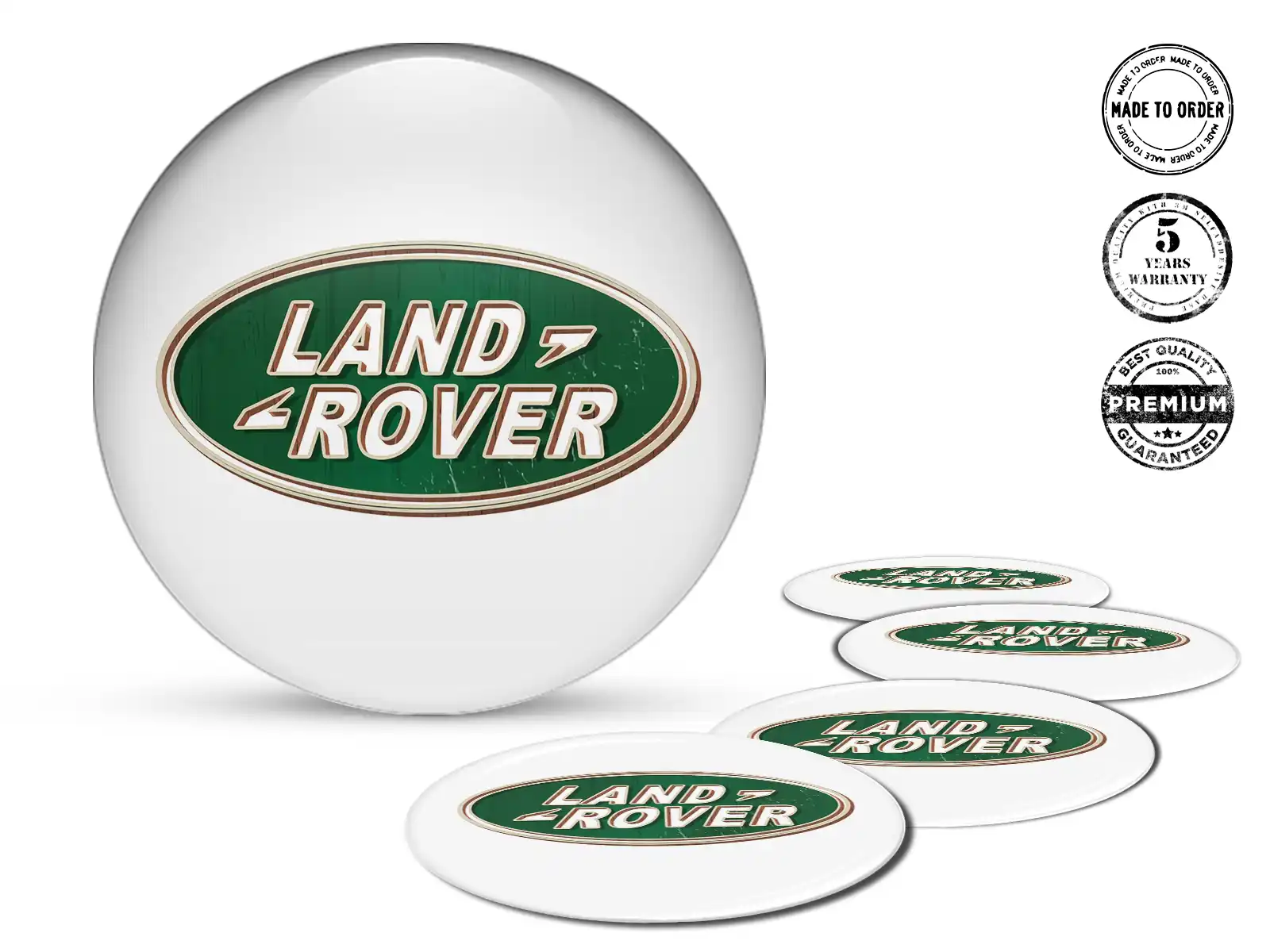 Land Rover Calcomanía de Rueda Edición de Cúpula Premium